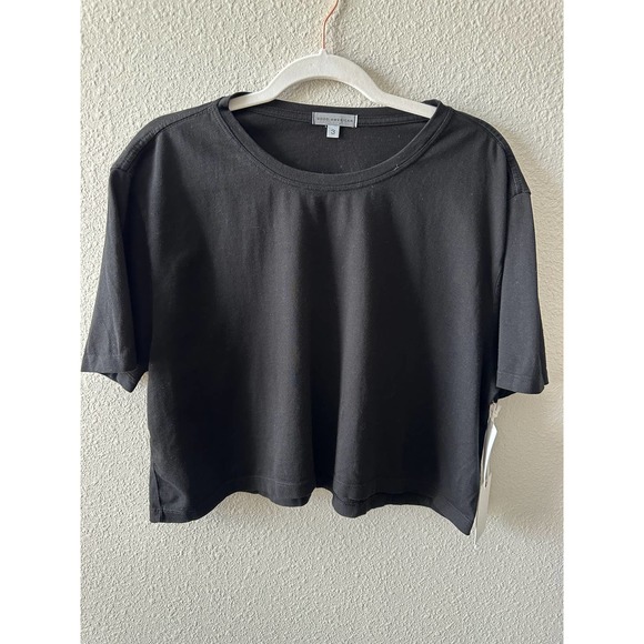GOOD AMERICAN COTTON CROPPED TEE - Picture 8 of 16